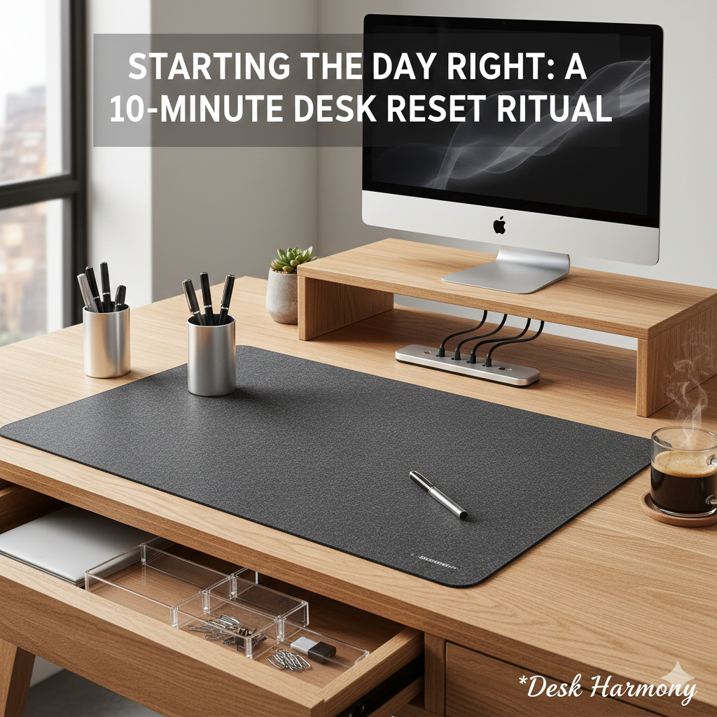 Starting the Day Right: A 10-Minute Desk Reset Ritual ☕