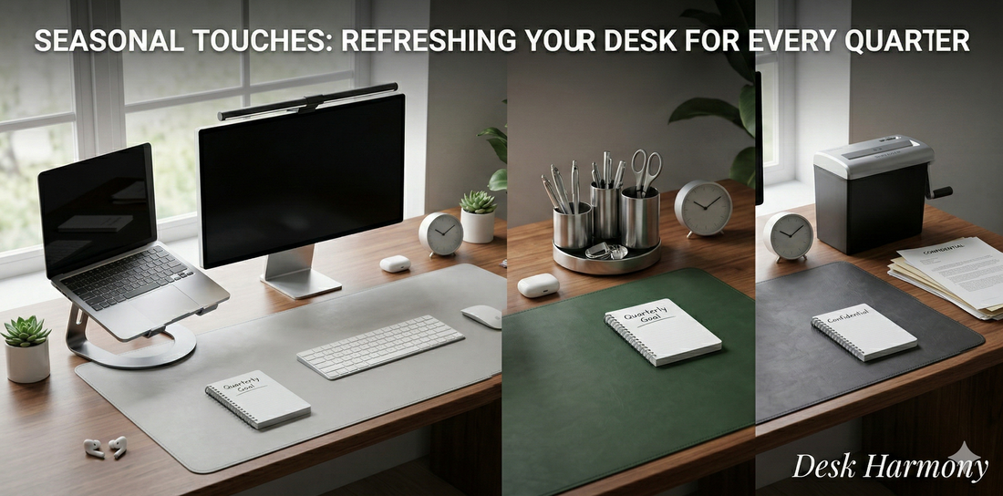 Seasonal Touches: Refreshing Your Desk for Every Quarter 🪴