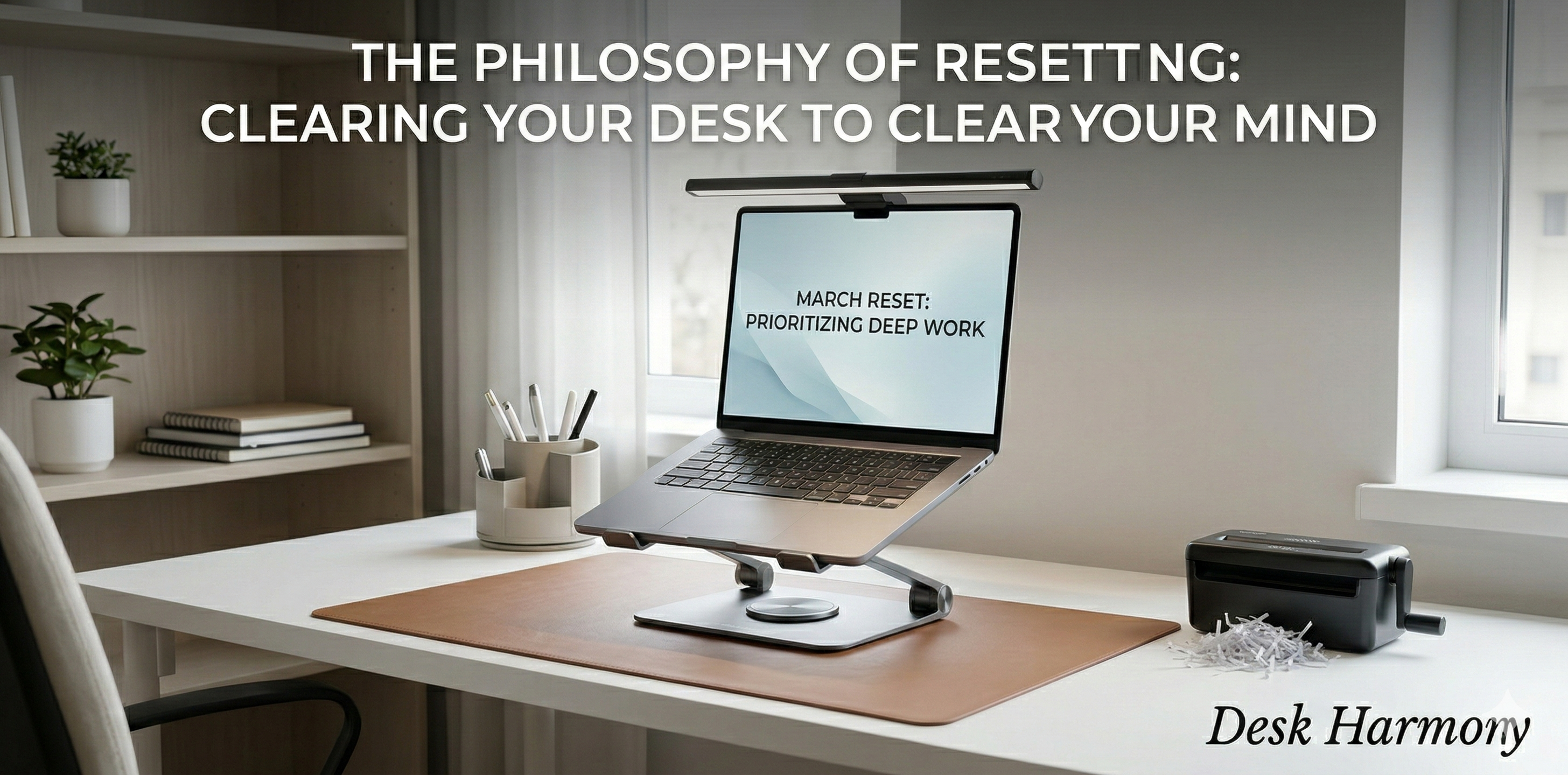 The Philosophy of Resetting: Clearing Your Desk to Clear Your Mind 🧠
