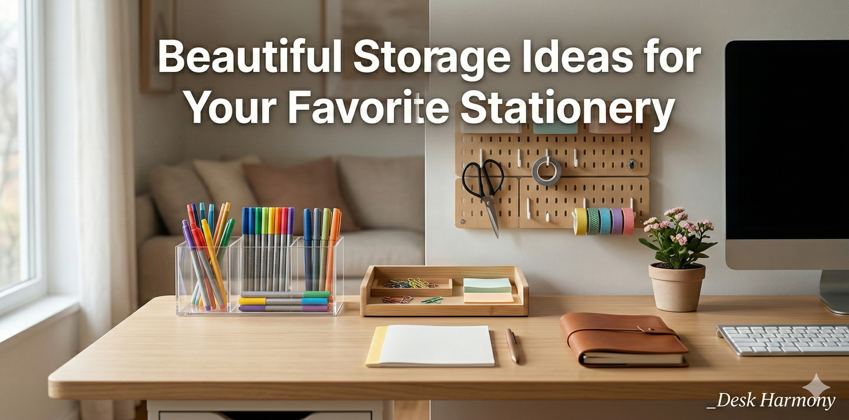 ✨ Beautiful Storage Ideas for Your Favorite Stationery