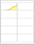 (2" x 4") 200 Sheets, Printable White Sticker Labels, Laser/Inkjet Printing - Matte, 10 per Page