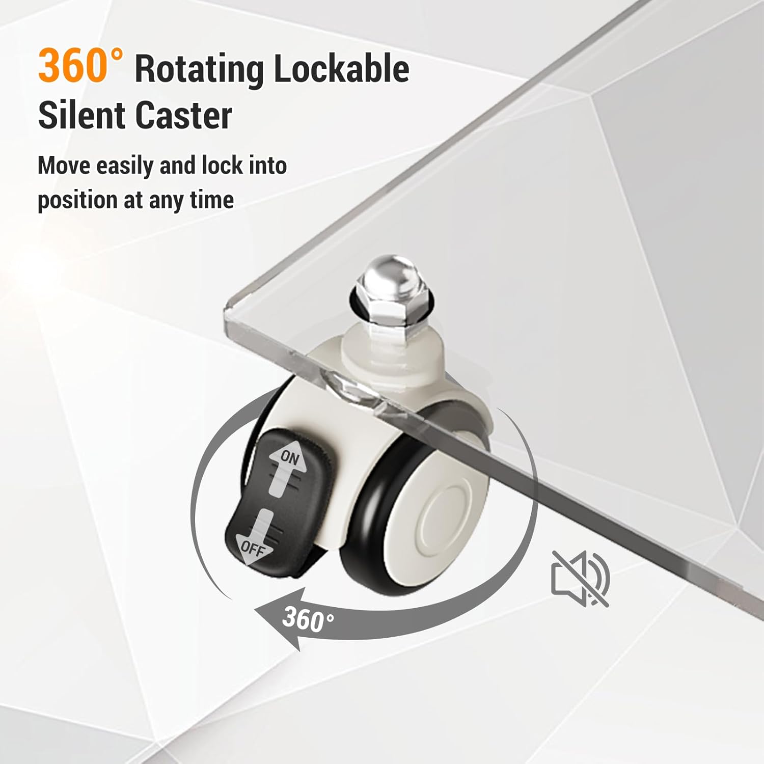 Acrylic Podium Stand，49“ Tall Portable Podium with Lockable Wheels, Clear lecterns & Podium with Storage Shelf for Classroom, Pulpit Podium for Church,Wedding,Presentation