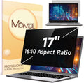 Mamol Laptop Privacy Screen 17 Inch for 16:10 Widescreen Display, Anti Blue Light Glare Filter, Removable Screen Shield, Anti-Scratch Screen Protector