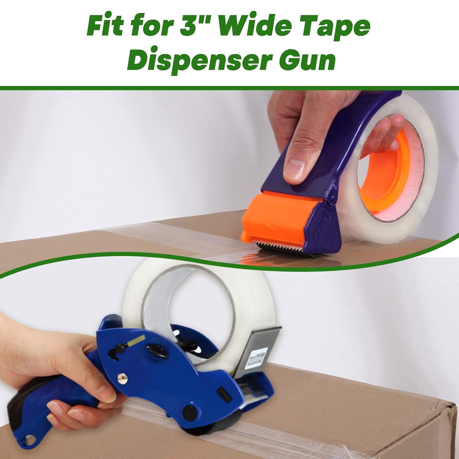 Clear Packing Tape (24 Rolls), Heavy Duty Packaging Tape for Shipping Packaging Moving Sealing, 2 inches Wide, 65 Yards Per Roll