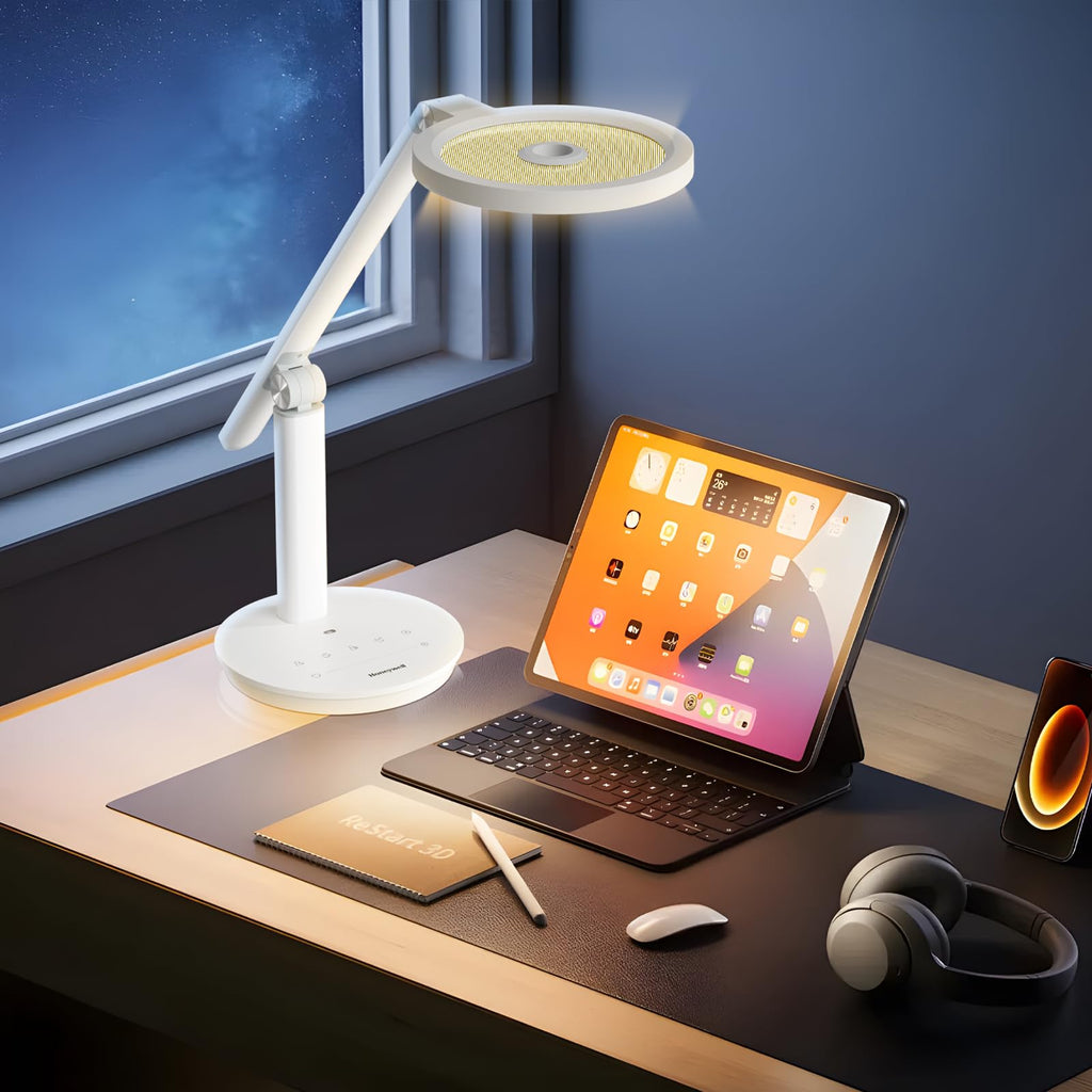 Eye-Caring H6 Sunturalux™ LED Desk Lamp - 800LM Dimmable Table Light with Timer & Touch Control for Home Office, Study & Bedroom (Available in 3 Colors)