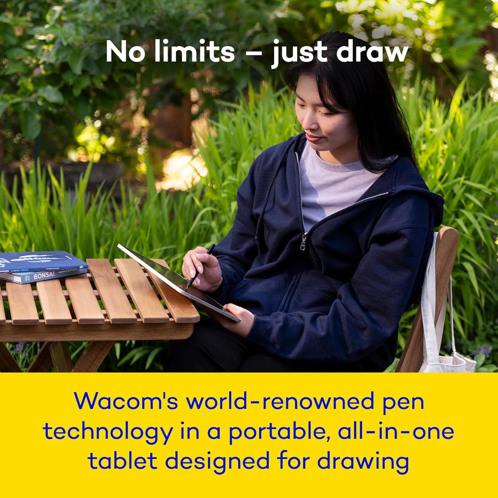 Wacom MovinkPad 11, Android Mobile Drawing Tablet, 11" with Battery-Free Slim Pro Pen 3, 8GB RAM/128 GB Storage, Quick Draw Feature, Anti-Glare Etched Glass Matte Screen, No Computer Needed