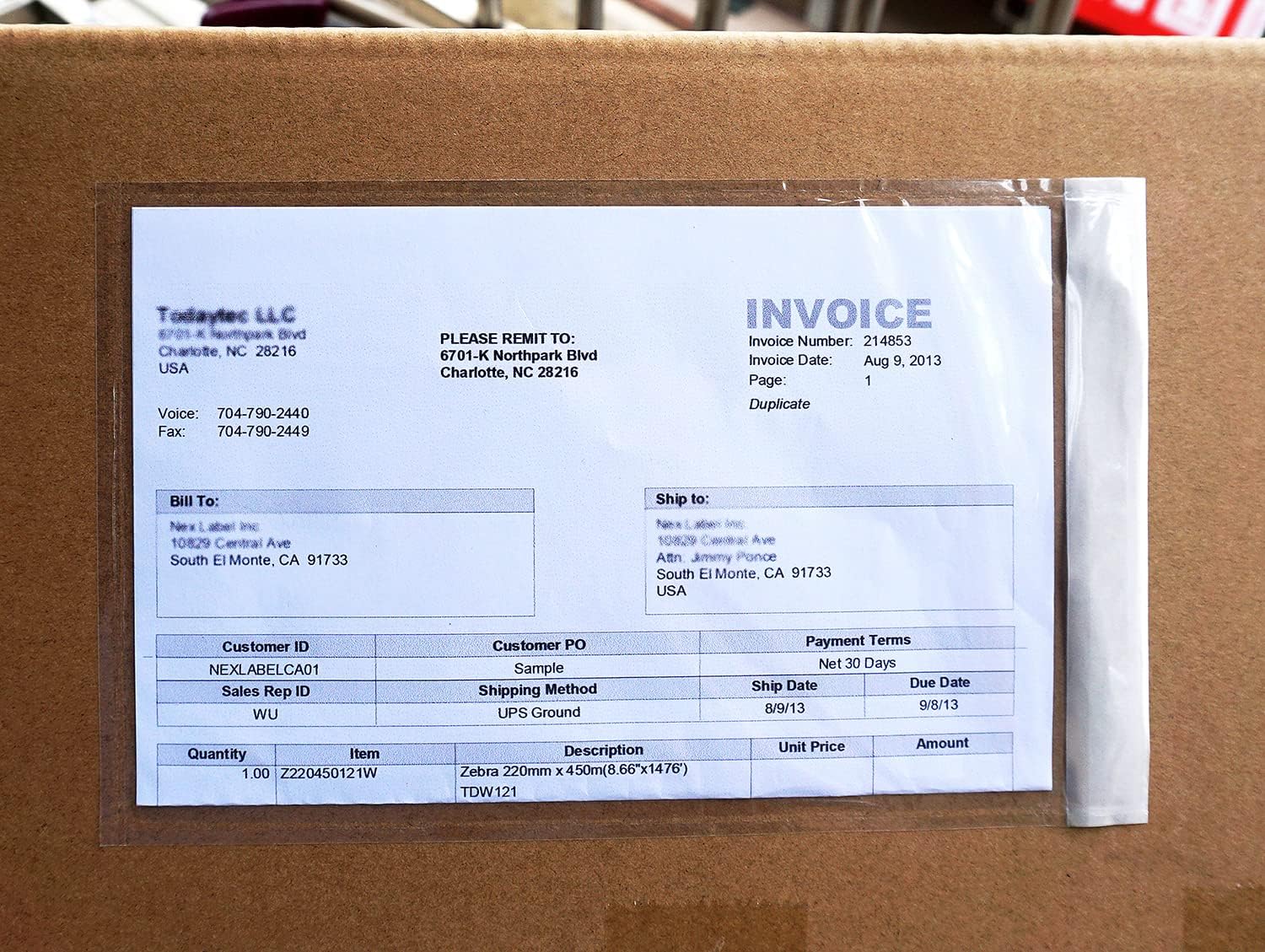 (1000 Pcs) Premium 6''x10'' Packing List Envelopes, Tailored Size for Letter-size Paper Folded in Half, Adhesive Shipping Label Pouches/Sleeves